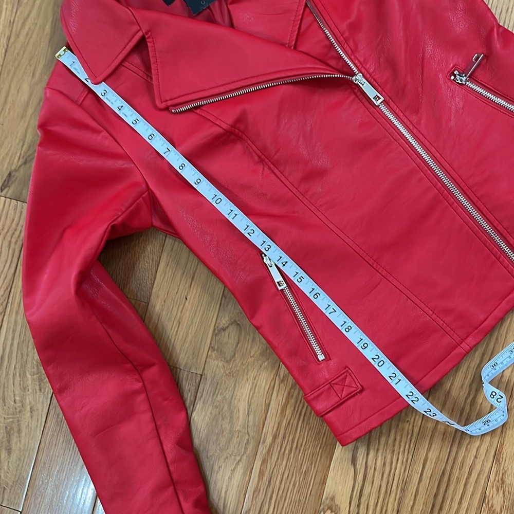 Red Moto Jacket - Picture 6 of 10